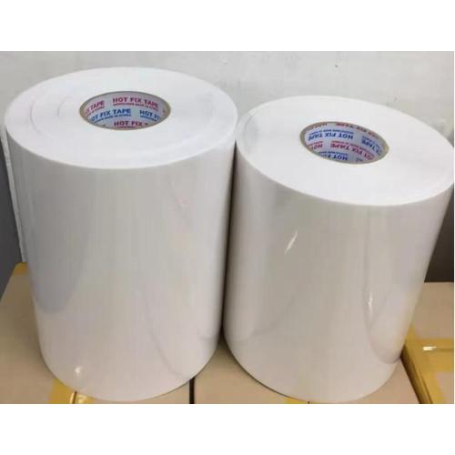 Hot Fix Tape wholesale 100m iron on transfer tape roll hot fix stone paper for the clothes Factory