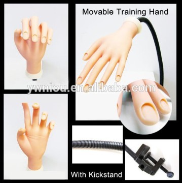 manicure acrylic nail art practice trainer hand