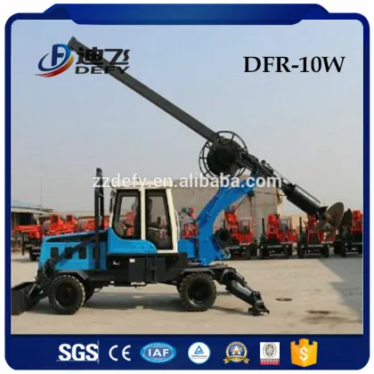 best quality construction machinery piling machine with cockpit, pile driver