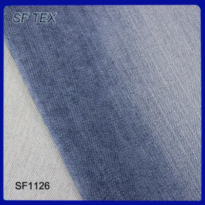blue jean fabric Polyester fabric denim fabric wholesale los angeles,SF1126
