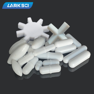 Larksci PTFE Magnetic Stirrer Mixer Stir Bar Plain White