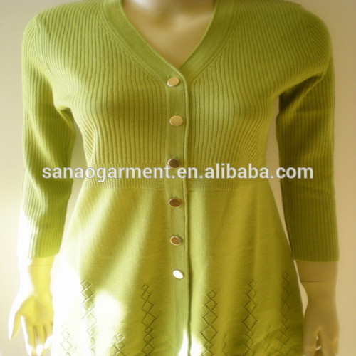 round neck and fashion woolen design sweater