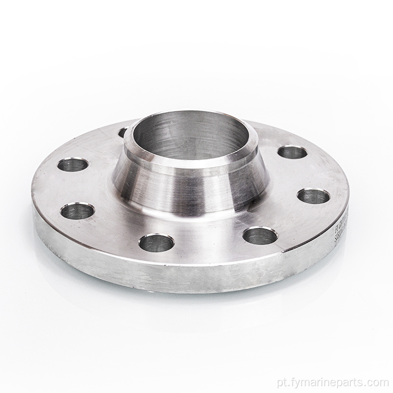 Flange de pescoço de soldagem de tubo de aço