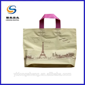 no transparent frosted flexi loop shopping bag