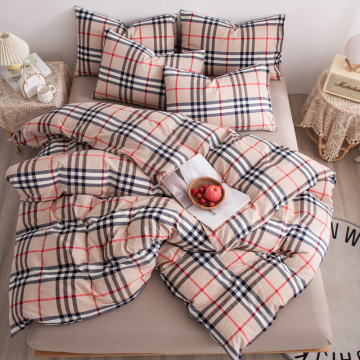 Wholesale cotton yarn dyed duvet cover bed sets