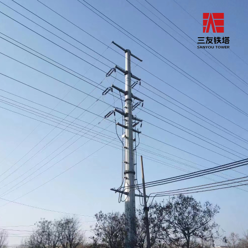 Poste de tubo de aço durável para uso industrial