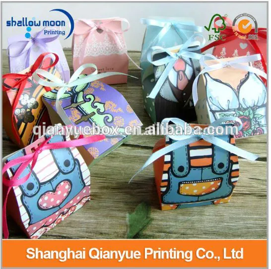 wholesale custom design eco-friendly DIY candy box wholesale