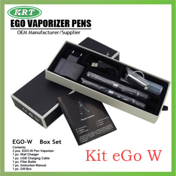 Top Selling E Cigarette Kit EGO W with Pen Style, EGO W
