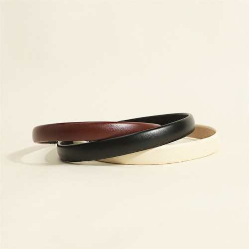 British Style Genuine Leather Headband for Girls