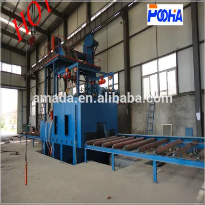 Roller type shot blasting machine/cleaning equipment/abrator QH69