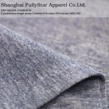 knitted fabric cotton viscose jersey