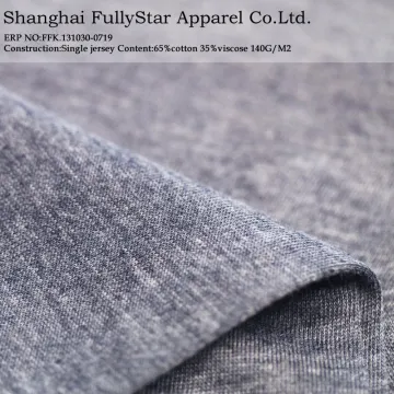 knitted fabric cotton viscose jersey