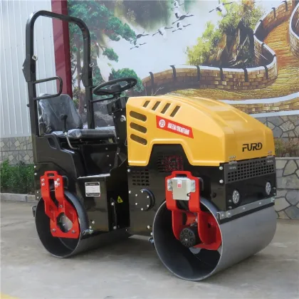 Suit For EU Market 1 Ton 1000kg Double Drum Land Compaction Roller Compactor