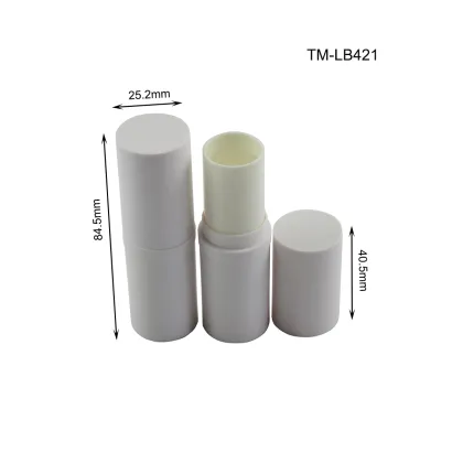 TM-LB421 Empty Lip Balm Container - Plastic Lip Care Tube for Cosmetics Packaging