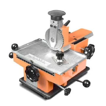Plate Printer Metal Embossing Machine for Number, Letter Marking, and Pet Tag Creation on Stainless Steel