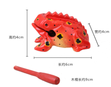 Wholesale Wooden Frog Musical Toys in Vibrant Colors