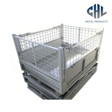 Складская штабелируемая клетка для хранения проволочной сетки