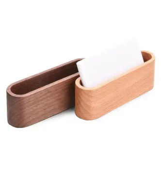 Customized Solid Wooden Cards Business card Holder