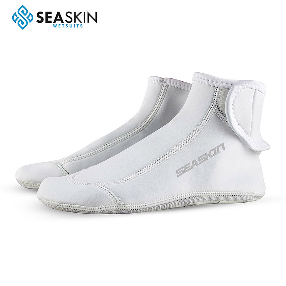 Seaskin Neoprene Accessories Surfing Diving White Socks