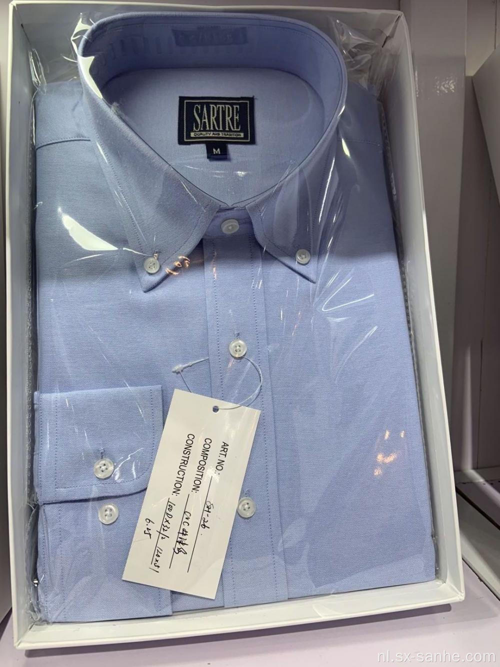 Hoge kwaliteit groothandel garen geverfde shirts met lange mouwen