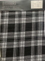 Tessuto scozzese grigio e nero 89T / 7R / 4SP Larghezza 63/64