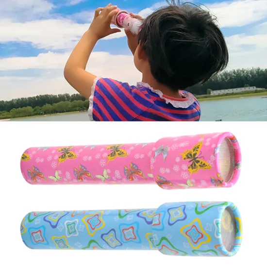 Kid Children Toys Kaleidoscope 20 Cm Creative Classic Senses Development Educational Toy 2 Colors Gift For Kids Dropship