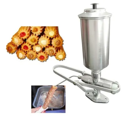 1.8L Commercial Ice Cream Churros Machine: Easy Operation Manual and Donut Churros Filling Machine for Spanish Churros Stuffing