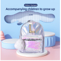 PU letter sequin children's campus cute design