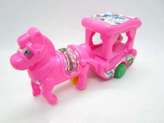 PULL STRING HORSE W/LIGHT