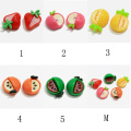 Varios tipos de cabujones de resina Kawaii con forma de fruta, adornos de bricolaje hechos a mano, decoración con encanto de limo