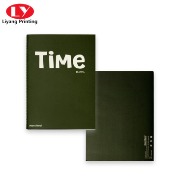 Student leather notebook for school exercise book