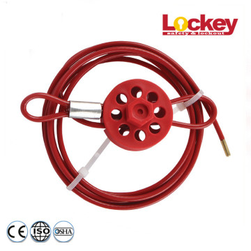 Ajdustable Cable Lockouut with Cable Dia. 3,8 mm