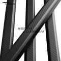 Abrazadera de tubo de aluminio CNC anodizado negro OEM 25 mm