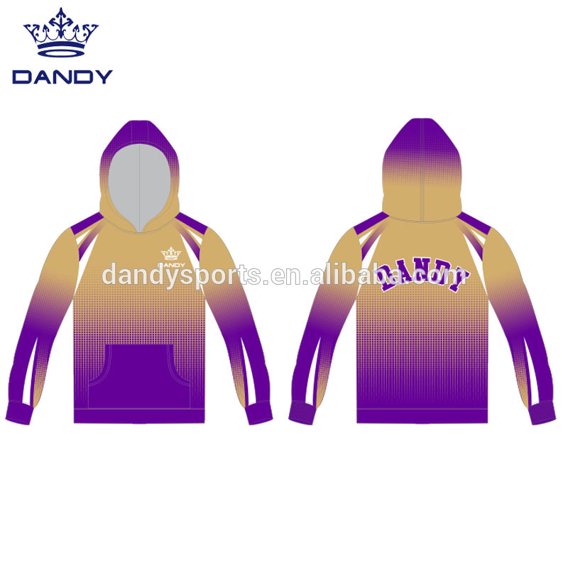 Hoodies کالج Ombre سفارشی سابلیمی شده