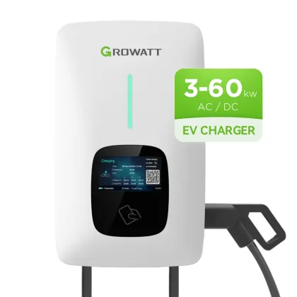Growatt Wall-Mounted Electric Vehicle (EV) Charging Stations: 3KW, 15KW, and 22KW DC Charging Solutions