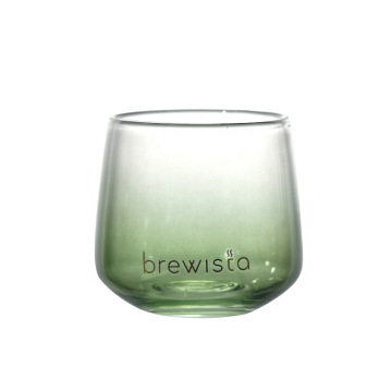 Wholesale 250ml Glass Coffee Tea Espresso Mugs with Custom Printing