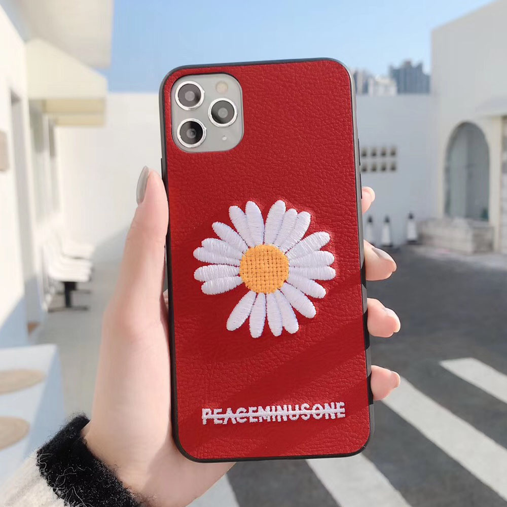 Red Embroidery Phone Case