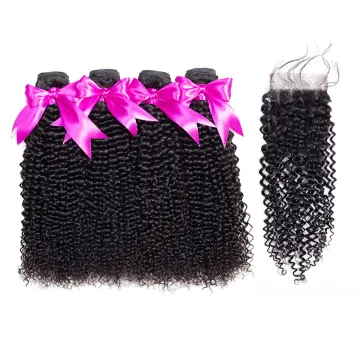 Indian Cuticle Aligned Burmese Kinky Curly Virgin Human Hair Bundles