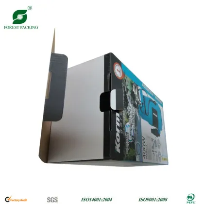 CORRUGATED BOX WITH LOCK TAB