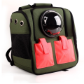 Mochila para mascotas de la ventana de la cápsula del astronauta