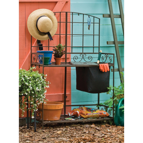 Potting Bench with Soil Reservoir