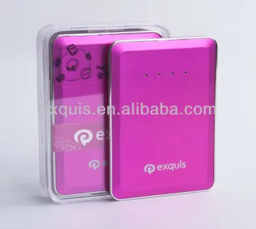Credit card sized Portable Slim 5mm thickness 2000mah Power Bank