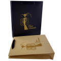 Customized 170gsm Brown Kraft Paper Bag