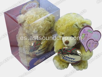 Grabación de juguetes de peluche, peluche de juguete grabable