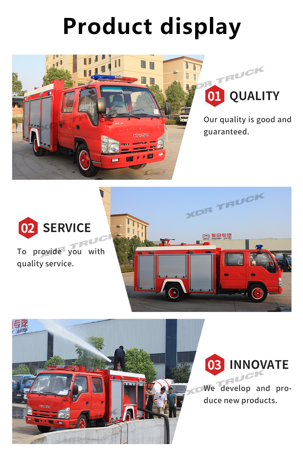 ISUZU 3000L fire truck