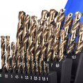 Χονδρικό 25pcs Twist Drill Bit DIN 338 HSS Drill Bit σύνολα για ανοξείδωτο χάλυβα μετάλλου