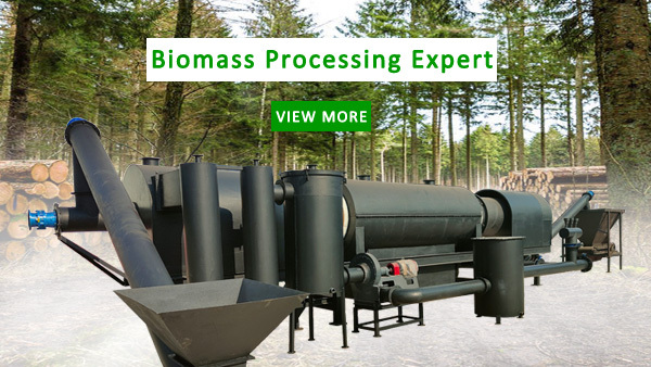 High Quality Wood Waste and Rice Husk Biochar Pyrolysis Kilns and Carbonization Furnaces