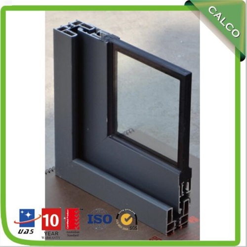 Double glass aluminum sliding door