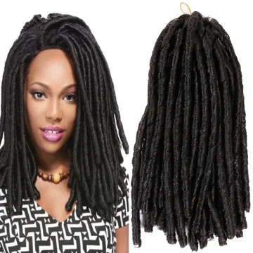 Wholesale Soft Faux Locs Crochet Hair Extensions Synthetic Fiber Soft Locs Hair Twist Braids Crochet Hair Dreadlocks Braiding
