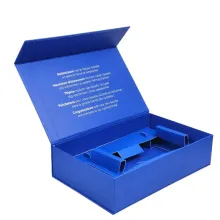 Luxus magnetisch Buchform Geschenkkarton